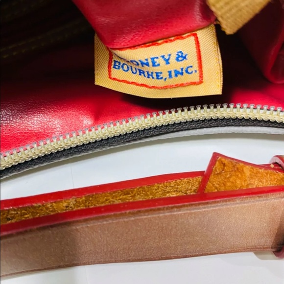 Dooney & Bourke Gray Pebble Leather Kimberly Crossbody Bag In Mint  Cond Vintage - Picture 11 of 13